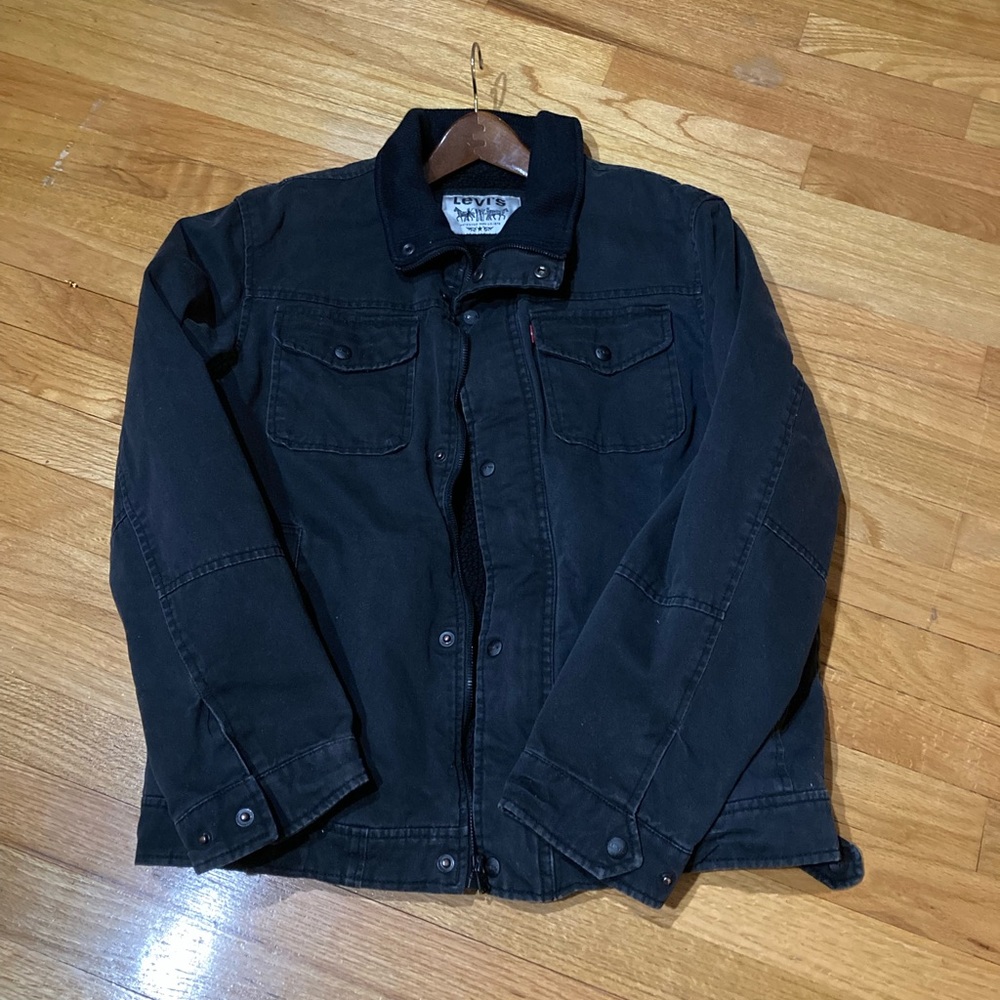 Levi’s Mens fleeced Denim Jacket